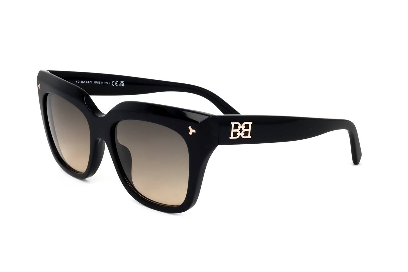 Bally UNISEX - Sunglasses - shiny black/black - Zalando.co.uk