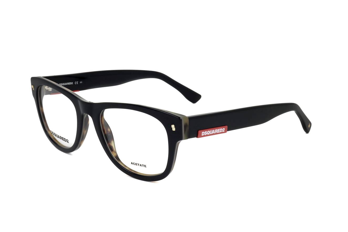 Dsquared2 D2 0048 WR7 BLACK HAVANA 51/20/145 Men's Eyewear Dsquared2 D2 0048 WR7 BLACK HAVANA 51/20/145 Men's Eyewear