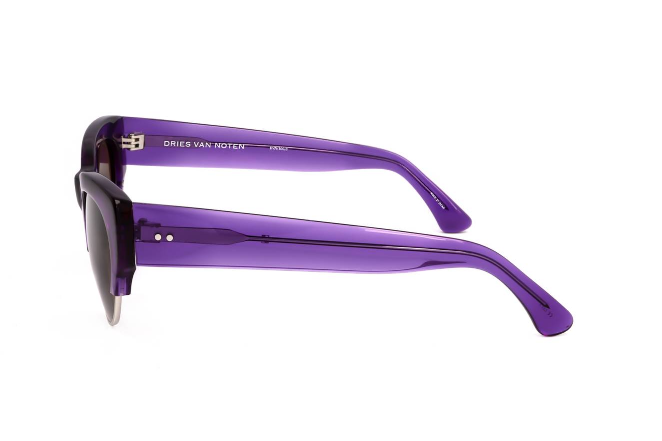 Dries Van Noten by Linda Farrow DVN100 PURPLE 53/20/140 WOMAN Sunglasses