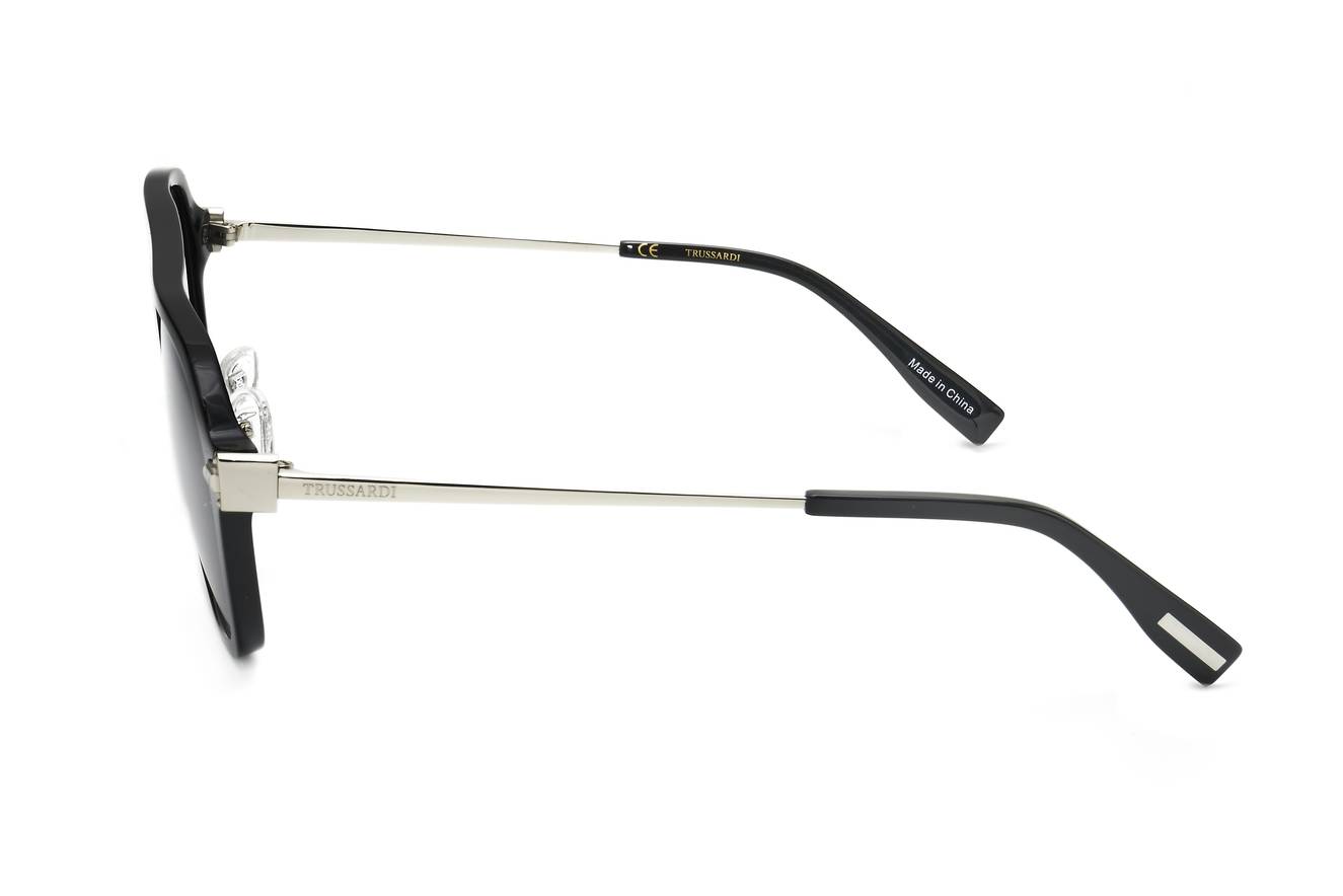 Gafas de Sol Trussardi STR402F 0700 BLACK 52/23/145 para Mujer - Imagen 3 de 3